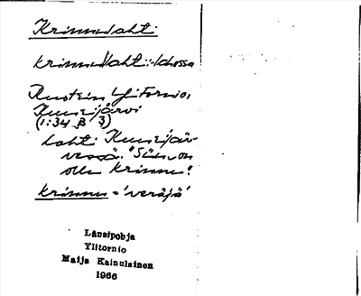Bild på arkivkortet för arkivposten Krinnenlahti