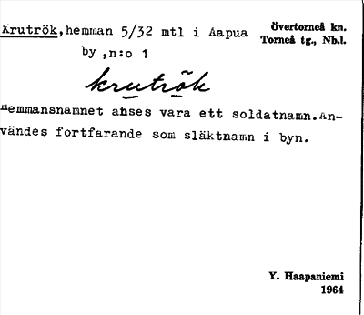 Bild på arkivkortet för arkivposten Krutrök