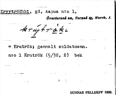 Bild på arkivkortet för arkivposten Kryytröökki