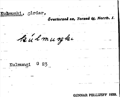 Bild på arkivkortet för arkivposten Kulmunki