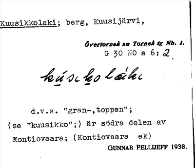 Bild på arkivkortet för arkivposten Kuusikkolaki