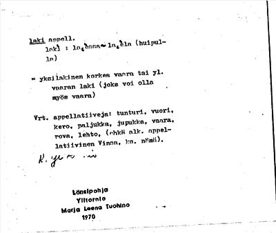 Bild på arkivkortet för arkivposten laki