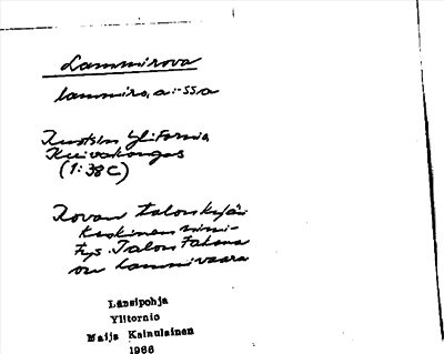 Bild på arkivkortet för arkivposten Lammirova