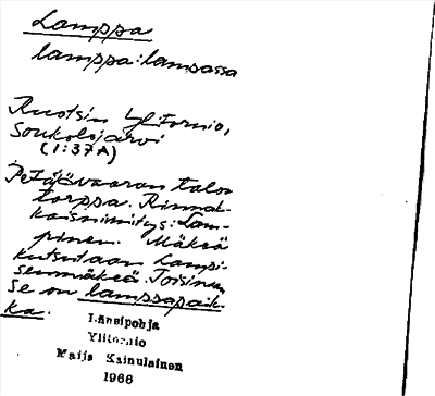 Bild på arkivkortet för arkivposten Lamppa