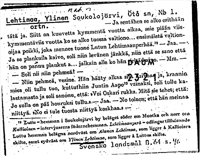 Bild på arkivkortet för arkivposten Lehtimaa, Ylinen