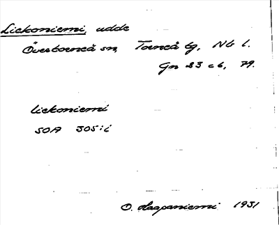 Bild på arkivkortet för arkivposten Liekoniemi