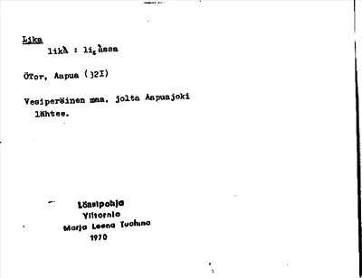 Bild på arkivkortet för arkivposten Lika