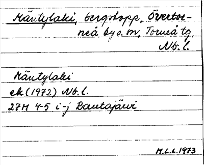 Bild på arkivkortet för arkivposten Mäntylaki