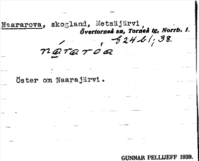 Bild på arkivkortet för arkivposten Naararova