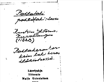 Bild på arkivkortet för arkivposten Pahtalaki