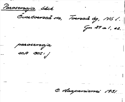 Bild på arkivkortet för arkivposten Parosenoja