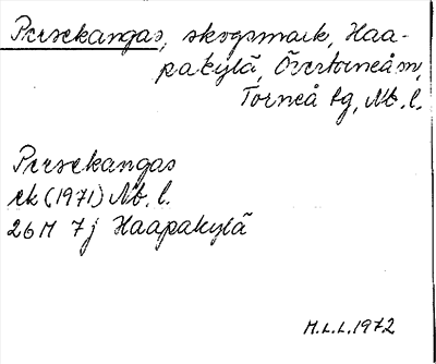 Bild på arkivkortet för arkivposten Persekangas