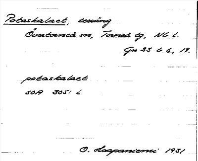 Bild på arkivkortet för arkivposten Potaskalaet