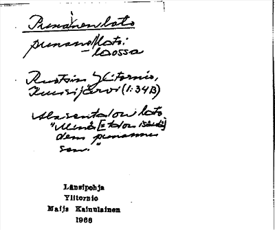 Bild på arkivkortet för arkivposten Punainenlato