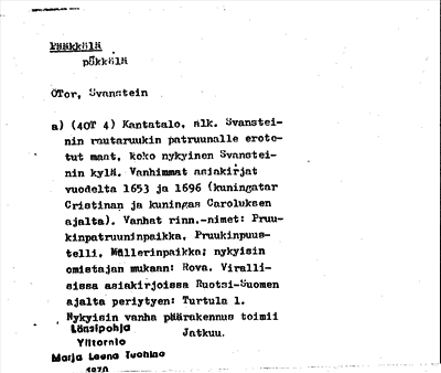 Bild på arkivkortet för arkivposten Pääkölä