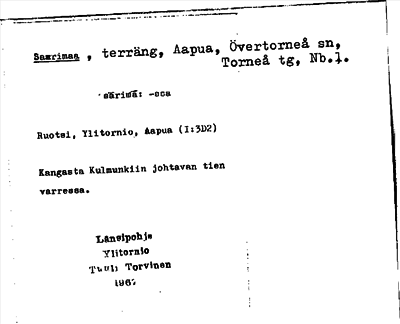 Bild på arkivkortet för arkivposten Saarimaa
