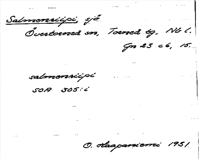 Bild på arkivkortet för arkivposten Salmenriipi