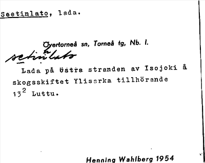 Bild på arkivkortet för arkivposten Seetinlato