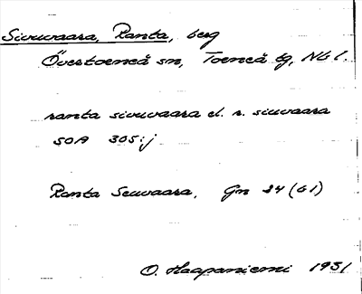 Bild på arkivkortet för arkivposten Sivuvaara, Ranta