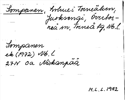 Bild på arkivkortet för arkivposten Sompanen