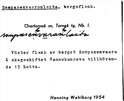 Bild på arkivkortet för arkivposten Sompasenvaaranlaita