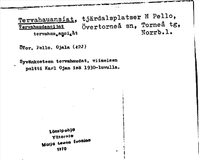Bild på arkivkortet för arkivposten Tervajaiamsoat