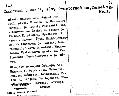 Bild på arkivkortet för arkivposten Tornionjoki