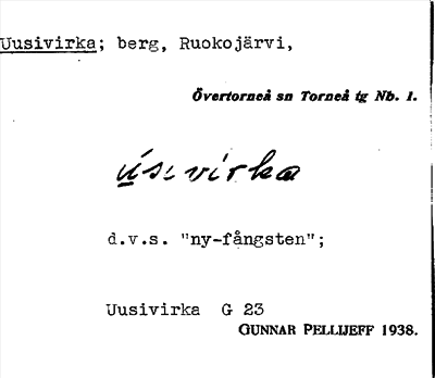 Bild på arkivkortet för arkivposten Uusivirka