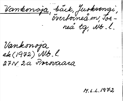 Bild på arkivkortet för arkivposten Vankonoja
