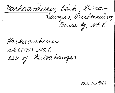 Bild på arkivkortet för arkivposten Varkaankuru