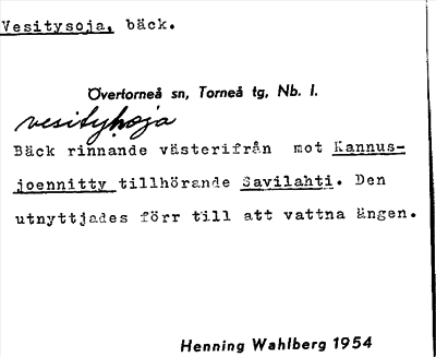 Bild på arkivkortet för arkivposten Vesitysoja