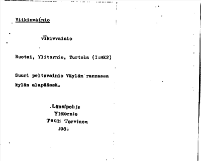Bild på arkivkortet för arkivposten Viikinvainio