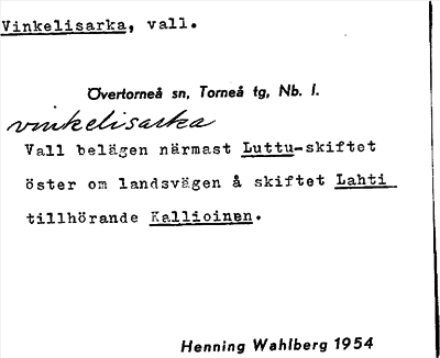 Bild på arkivkortet för arkivposten Vinkelisarka