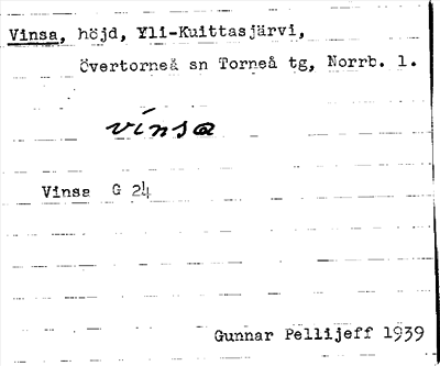 Bild på arkivkortet för arkivposten Vinsa