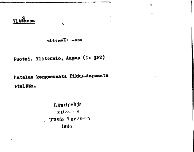 Bild på arkivkortet för arkivposten Vitsamaa