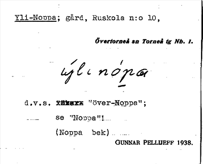 Bild på arkivkortet för arkivposten Yli-Noppa