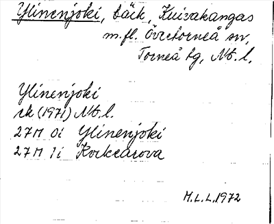 Bild på arkivkortet för arkivposten Ylinenjoki