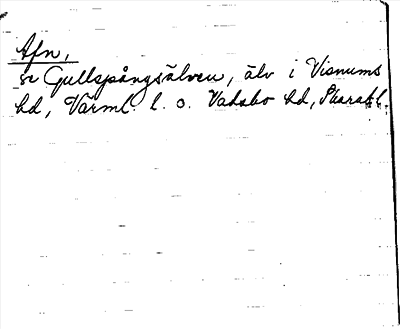 Bild på arkivkortet för arkivposten Afn, se Gullspångsälven