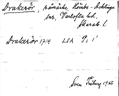 Bild på arkivkortet för arkivposten Drakerör