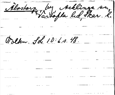Bild på arkivkortet för arkivposten Älvstorp