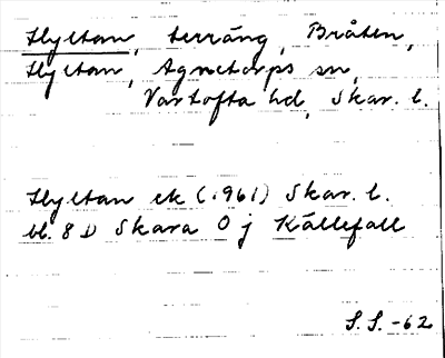 Bild på arkivkortet för arkivposten Hyltan