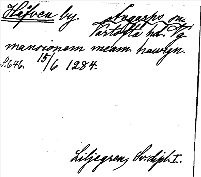 Bild på arkivkortet för arkivposten Håfven