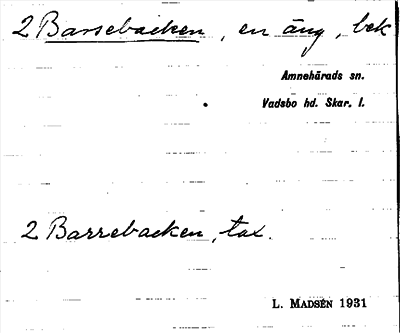 Bild på arkivkortet för arkivposten Barsebacken