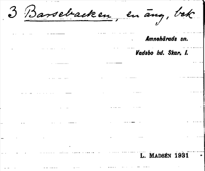 Bild på arkivkortet för arkivposten Barsebacken