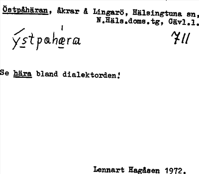 Bild på arkivkortet för arkivposten Östpåhäran