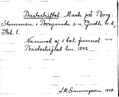 Bild på arkivkortet för arkivposten Basteskiftet
