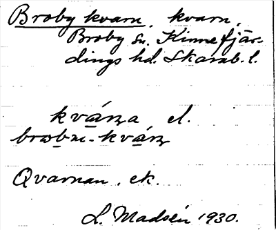 Bild på arkivkortet för arkivposten Broby kvarn