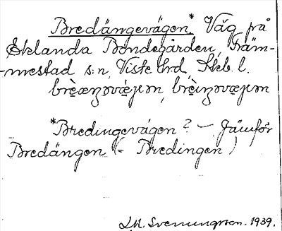 Bild på arkivkortet för arkivposten Bredängevägen