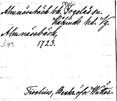 Bild på arkivkortet för arkivposten Almnäsebäck