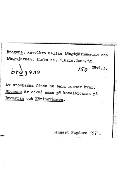 Bild på arkivkortet för arkivposten Brogene